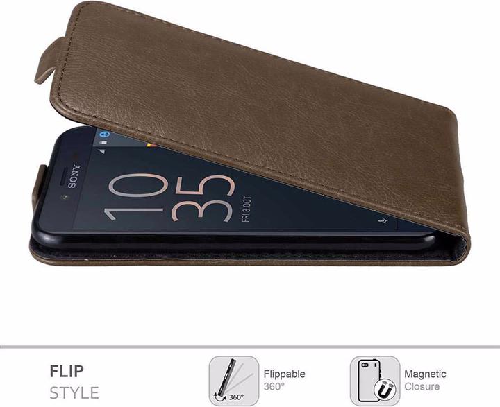 Actual product image Cadorabo Flip like Invisible Cover (Sony Xperia X Compact)