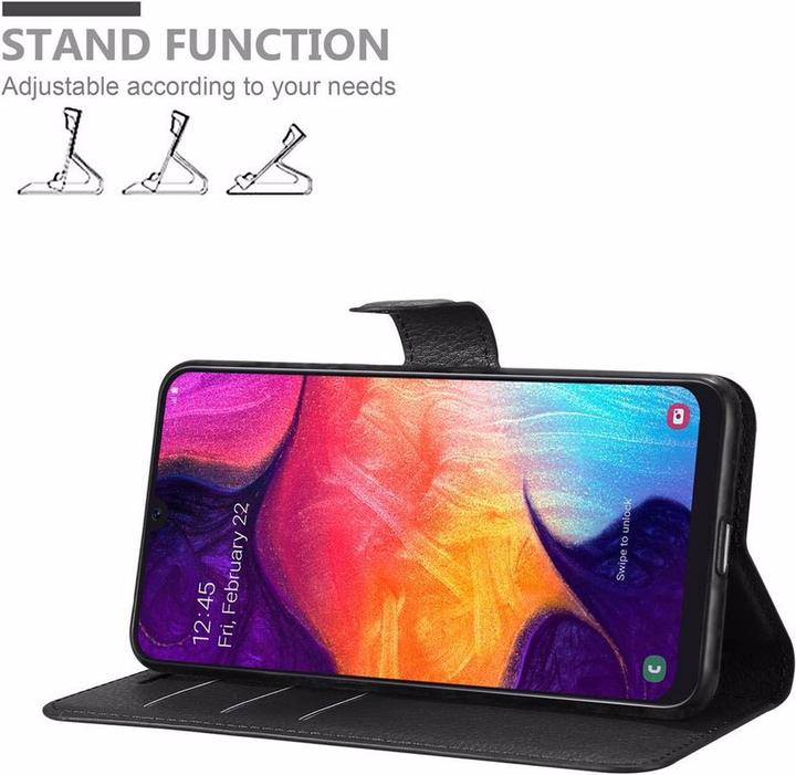 Actual product image Cadorabo Book with stand function cover (Samsung Galaxy A50)