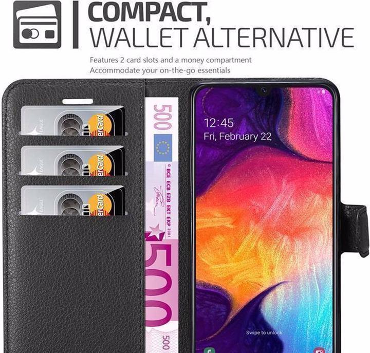 Actual product image Cadorabo Book with stand function cover (Samsung Galaxy A50)