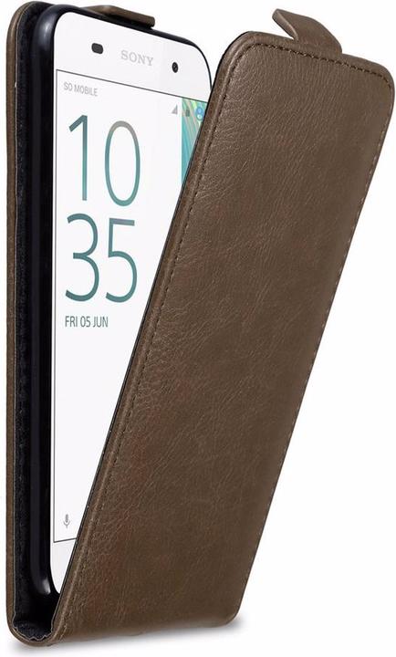Immagine prodotto Cadorabo Flip come copertura invisibile (Sony Xperia E5)