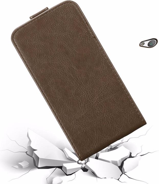 Immagine prodotto Cadorabo Flip come copertura invisibile (Sony Xperia E5)