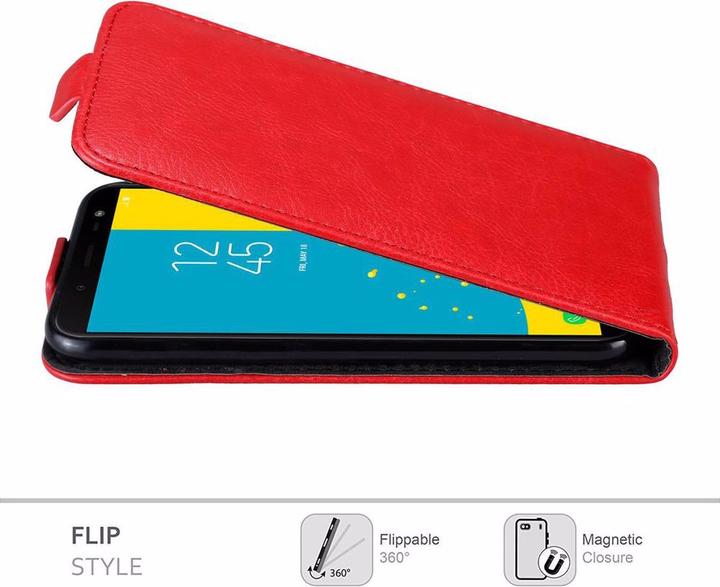 Actual product image Cadorabo Flip like Invisible Cover (Samsung Galaxy J6 (2018))