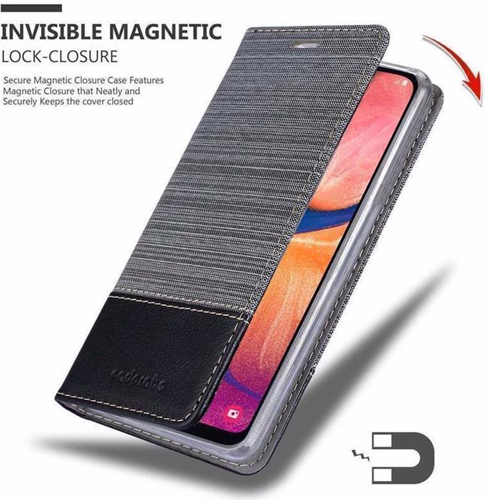 Produktbild Cadorabo Book Jeans Optik Cover (Samsung Galaxy A10e)