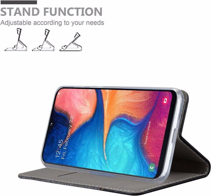 Produktbild Cadorabo Book Jeans Optik Cover (Samsung Galaxy A10e)