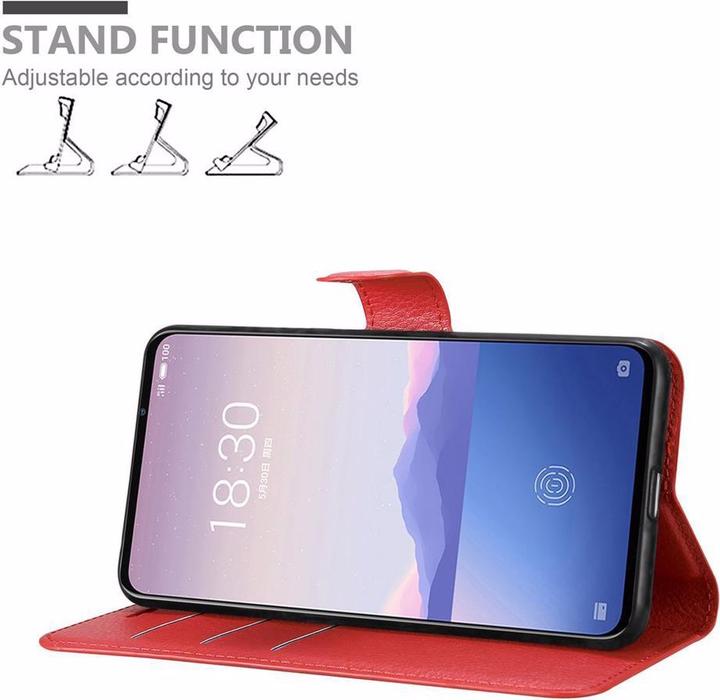 Actual product image Cadorabo Book with stand function cover (Meizu 16Xs)