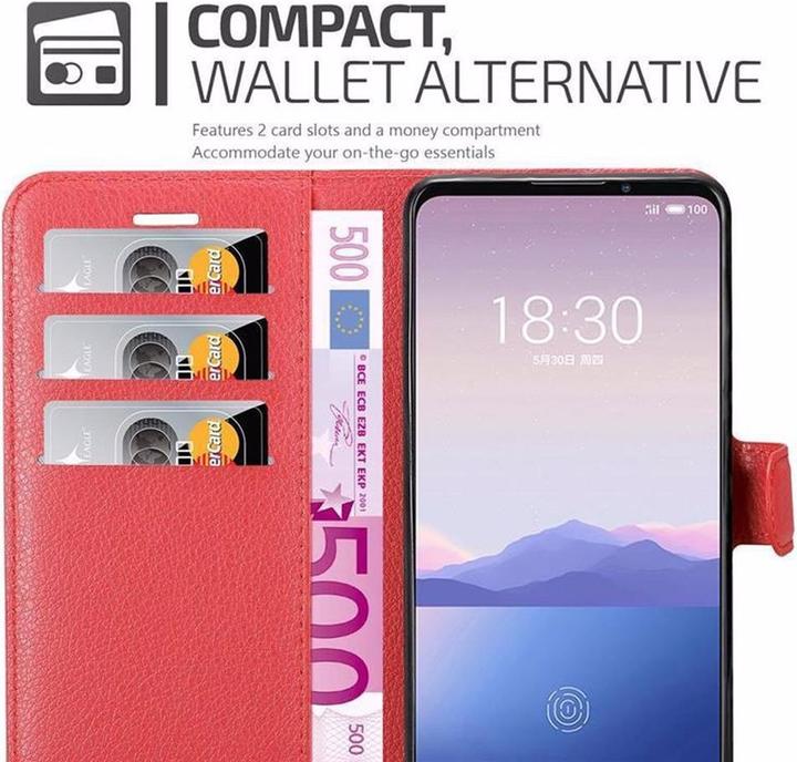 Actual product image Cadorabo Book with stand function cover (Meizu 16Xs)