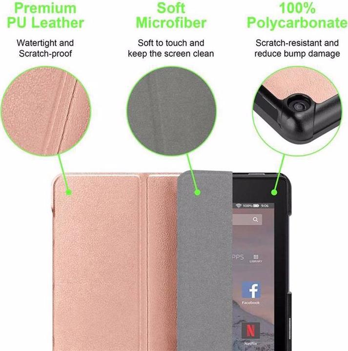 Actual product image Cadorabo Tablet Book Cover (Amazon Fire HD 10 2017)