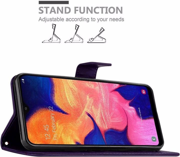 Actual product image Cadorabo Flower Book Cover (Samsung Galaxy A10, Samsung Galaxy M10)