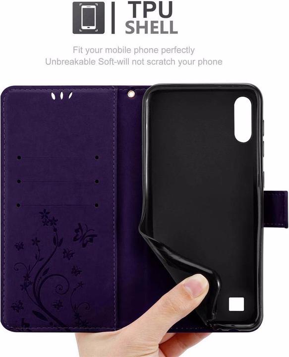 Actual product image Cadorabo Flower Book Cover (Samsung Galaxy A10, Samsung Galaxy M10)