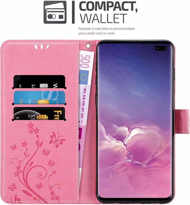 Image du produit Cadorabo Couverture du livre de fleurs (Samsung Galaxy S10+)
