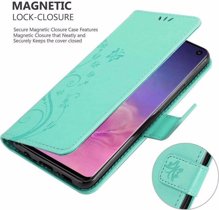 Image du produit Cadorabo Couverture du livre de fleurs (Samsung Galaxy S10)