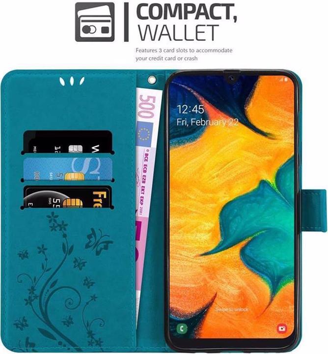 Actual product image Cadorabo Flower Book Cover (Samsung Galaxy A20, Samsung Galaxy A30)