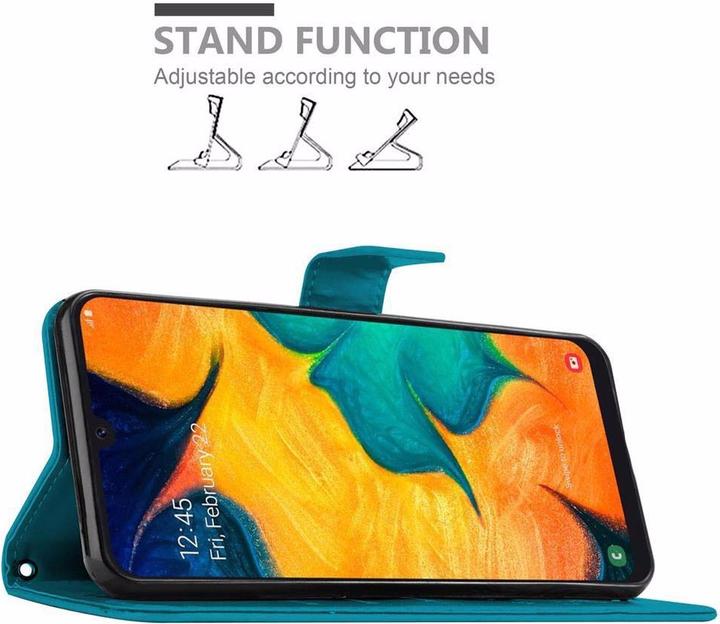 Actual product image Cadorabo Flower Book Cover (Samsung Galaxy A20, Samsung Galaxy A30)