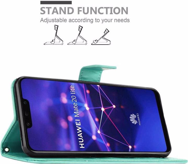 Produktbild Cadorabo Flower Book Cover (Huawei Mate 20 Lite)