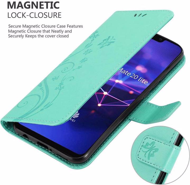 Produktbild Cadorabo Flower Book Cover (Huawei Mate 20 Lite)