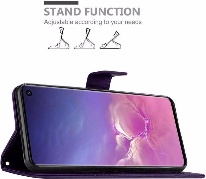 Actual product image Cadorabo Flower Book Cover (Samsung Galaxy S10)