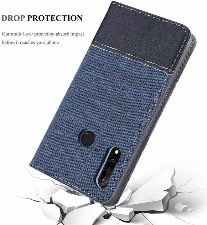 Actual product image Cadorabo Book Jeans Optics Cover (Huawei P30 Lite)