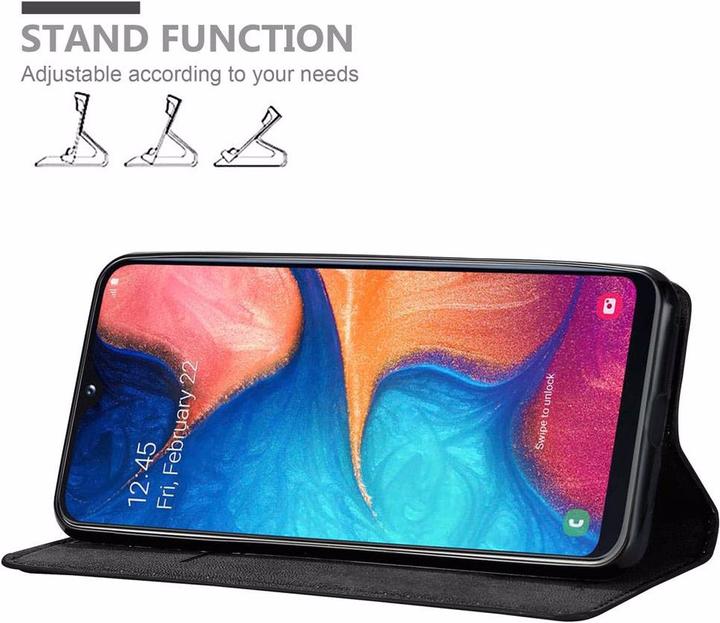 Actual product image Cadorabo Book Invisible Magnet Cover (Samsung Galaxy A10e, Samsung Galaxy A20e)