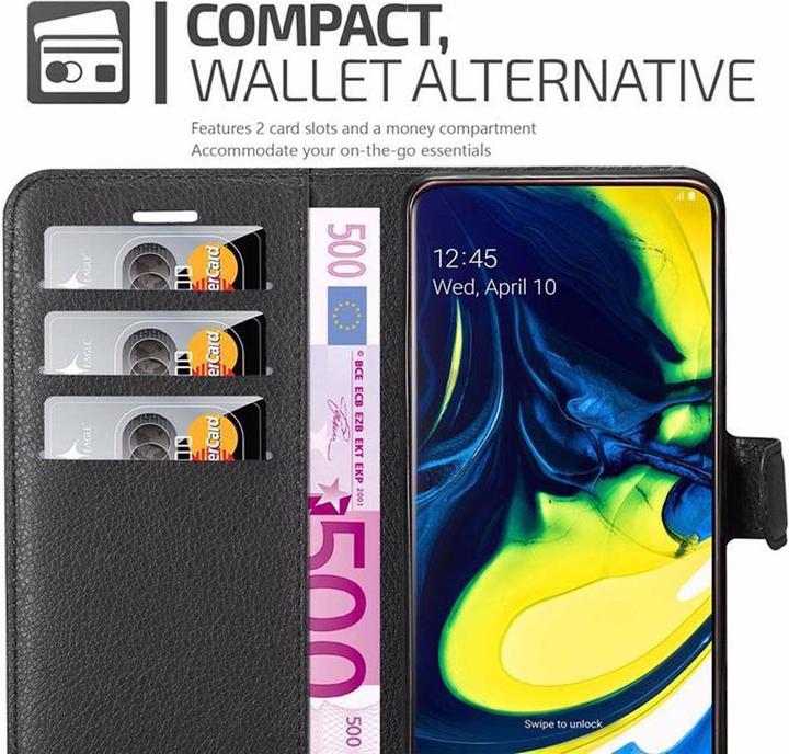 Actual product image Cadorabo Book with stand function cover (Samsung Galaxy A80, Samsung Galaxy A90 5G)