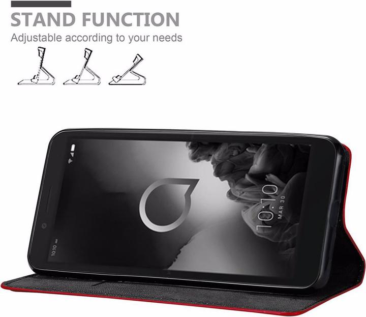 Productafbeelding Cadorabo Boek Onzichtbare Magneethoes (Alcatel 1C (2019))