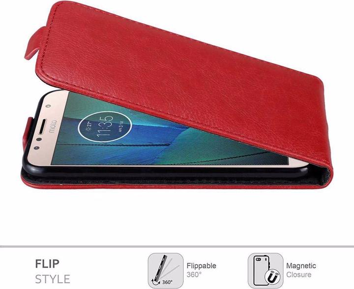 Actual product image Cadorabo Flip like Invisible Cover (Motorola Moto G5S Plus)