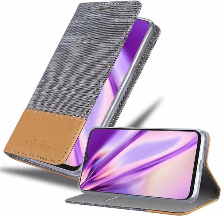Actual product image Cadorabo Book Jeans Optics Cover (Samsung Galaxy A10, HTC One M10)