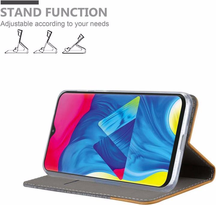 Actual product image Cadorabo Book Jeans Optics Cover (Samsung Galaxy A10, HTC One M10)