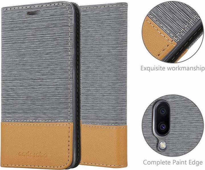 Actual product image Cadorabo Book Jeans Optics Cover (Samsung Galaxy A10, HTC One M10)