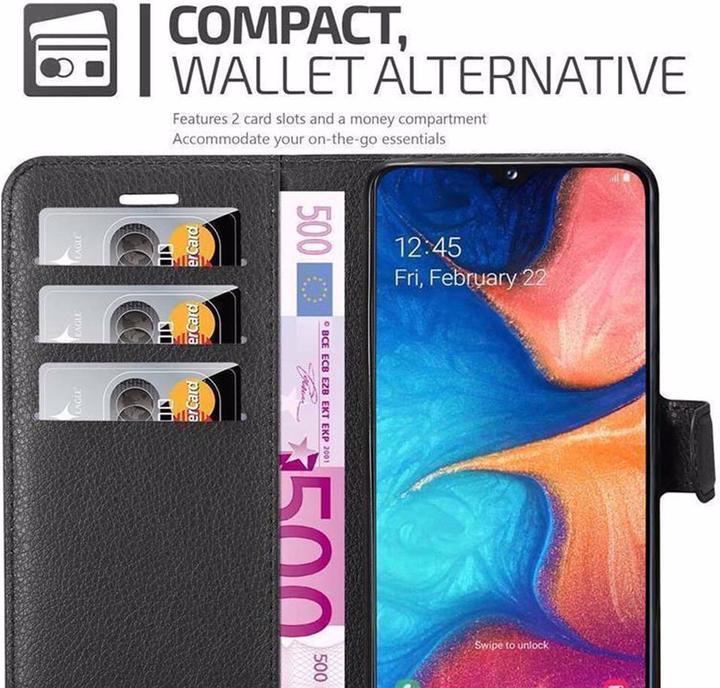 Actual product image Cadorabo Book with stand function cover (Samsung Galaxy A10e)