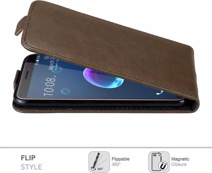Actual product image Cadorabo Flip like Invisible Cover (HTC Desire 12)