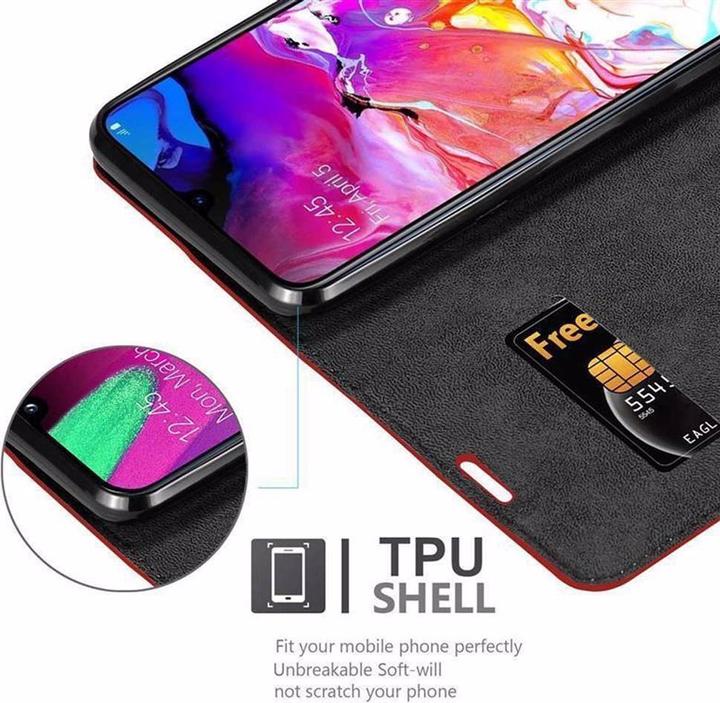 Produktbild Cadorabo Book Invisible Magnet Cover (Samsung Galaxy A70)