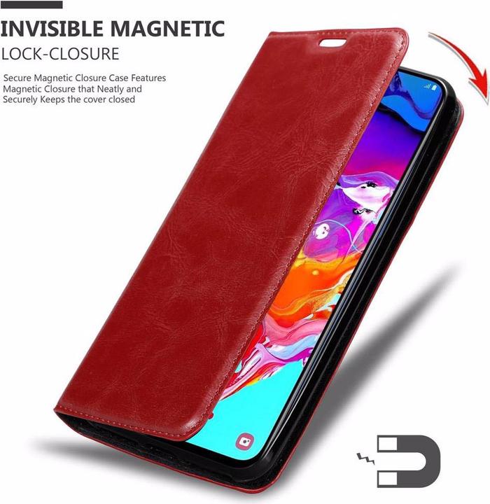 Produktbild Cadorabo Book Invisible Magnet Cover (Samsung Galaxy A70)