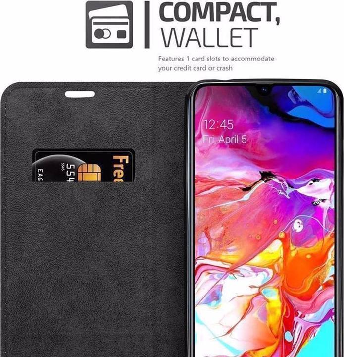 Produktbild Cadorabo Book Invisible Magnet Cover (Samsung Galaxy A70)