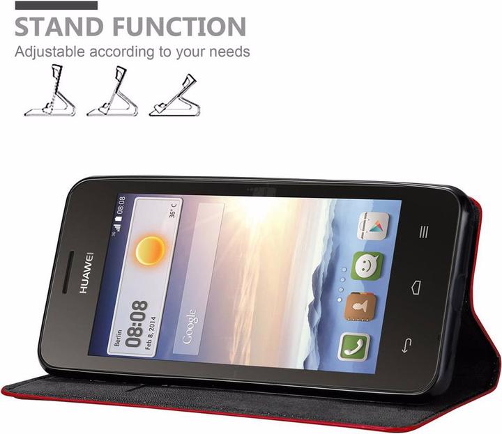 Productafbeelding Cadorabo Boek Onzichtbare Magneethoes (Huawei Ascend Y330, Huawei Ascend Y360)