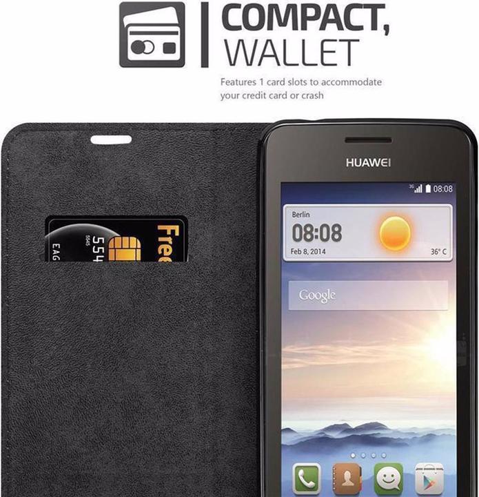 Productafbeelding Cadorabo Boek Onzichtbare Magneethoes (Huawei Ascend Y330, Huawei Ascend Y360)