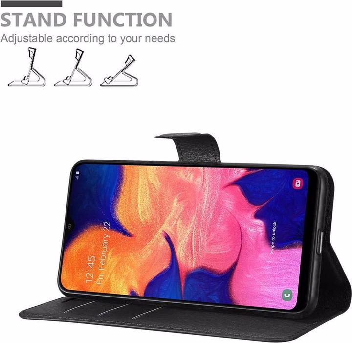 Actual product image Cadorabo Book with stand function cover (Samsung Galaxy A10)