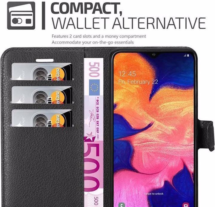 Actual product image Cadorabo Book with stand function cover (Samsung Galaxy A10)