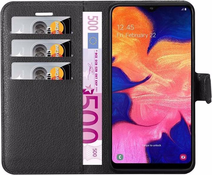 Actual product image Cadorabo Book with stand function cover (Samsung Galaxy A10)