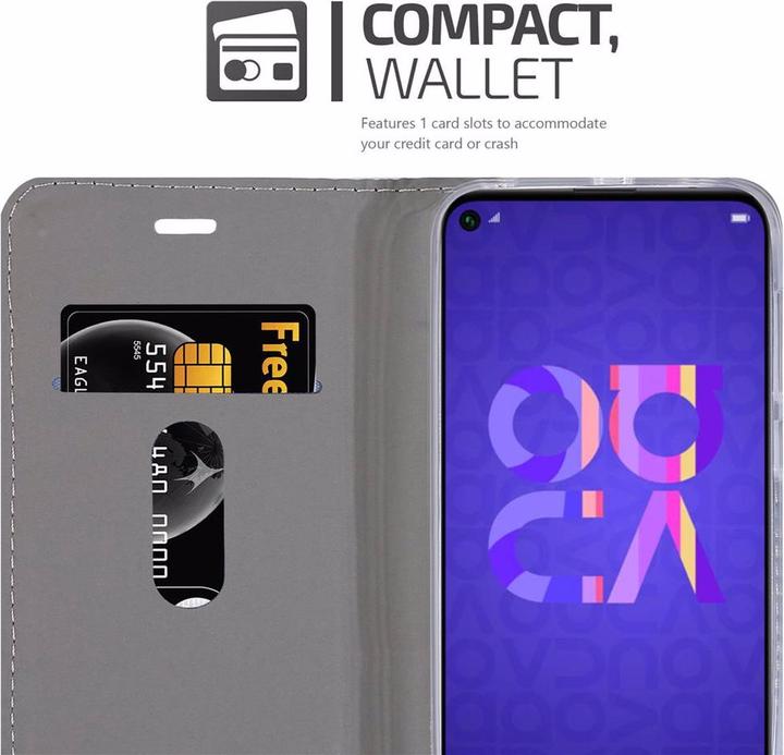 Actual product image Cadorabo Book Jeans Optics Cover (Huawei Nova 5, Huawei Nova 5 Pro)