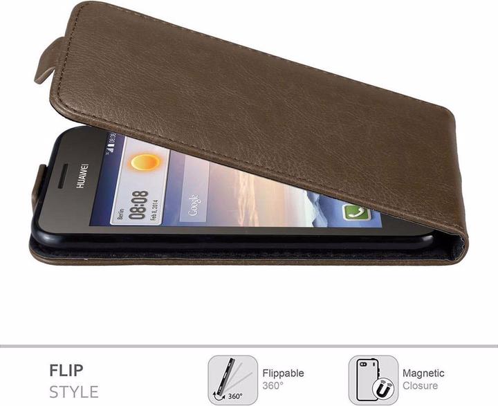 Actual product image Cadorabo Flip like Invisible Cover (Huawei Ascend Y330)