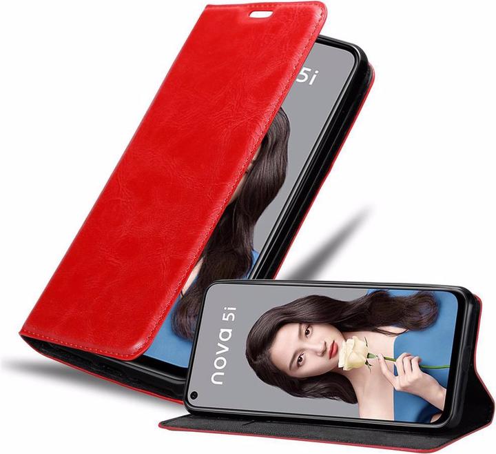 Actual product image Cadorabo Book Invisible Magnet Cover (Huawei P20 Lite, Huawei Nova 5i)