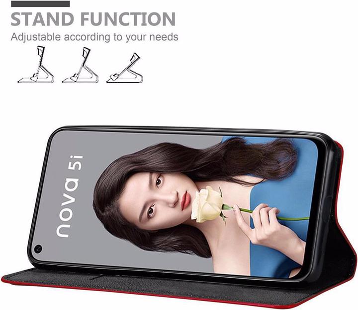 Actual product image Cadorabo Book Invisible Magnet Cover (Huawei P20 Lite, Huawei Nova 5i)