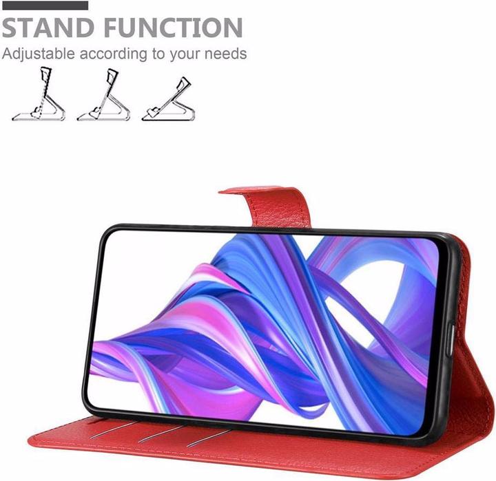 Actual product image Cadorabo Book with stand function cover (Honor 9X Pro)