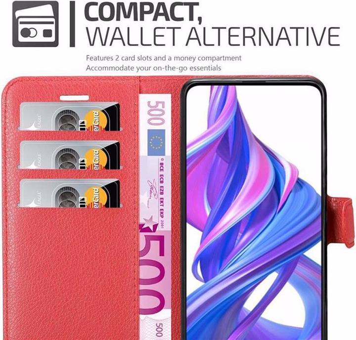 Actual product image Cadorabo Book with stand function cover (Honor 9X Pro)