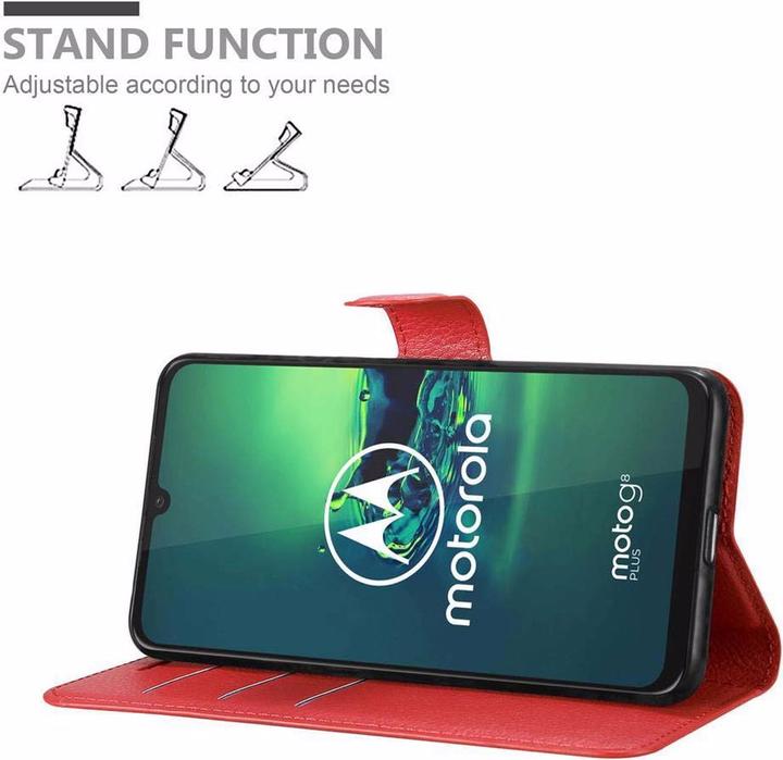 Productafbeelding Cadorabo Boek met kaft met standfunctie (Motorola Moto G8 Plus)