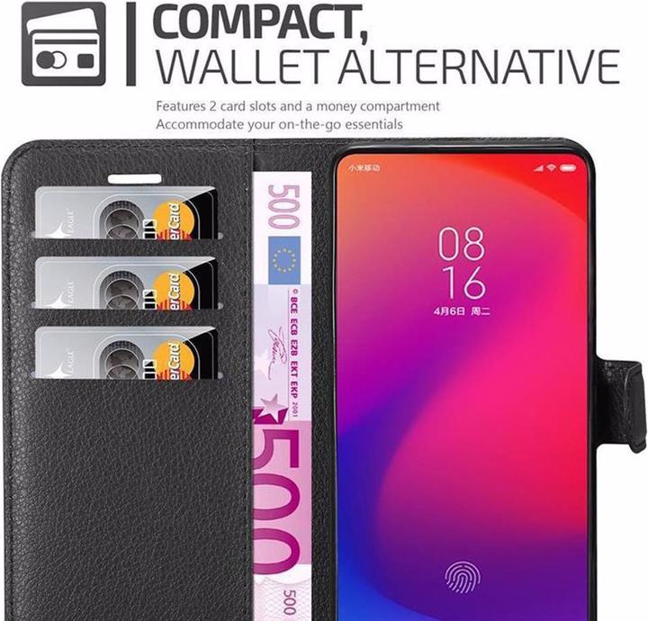 Actual product image Cadorabo Book with stand function cover (Xiaomi Redmi K20, Mi 9)