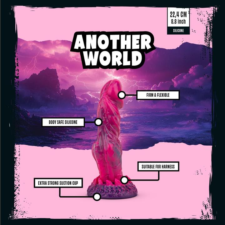 Image du produit Mythical Mates Another World Godemiché Rose & Violet