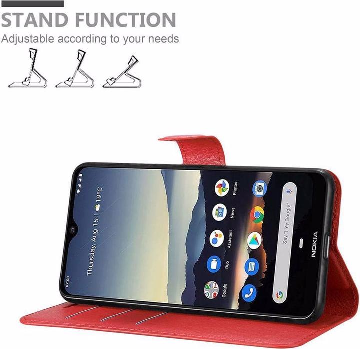 Actual product image Cadorabo Book with stand function cover (Nokia 7.2)