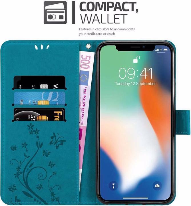 Image du produit Cadorabo Couverture du livre de fleurs (Apple iPhone XS Max)