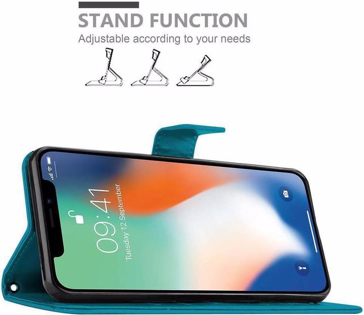 Image du produit Cadorabo Couverture du livre de fleurs (Apple iPhone XS Max)